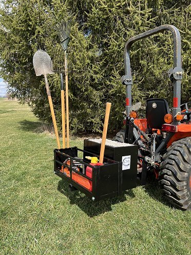 ballast box on compact tractor