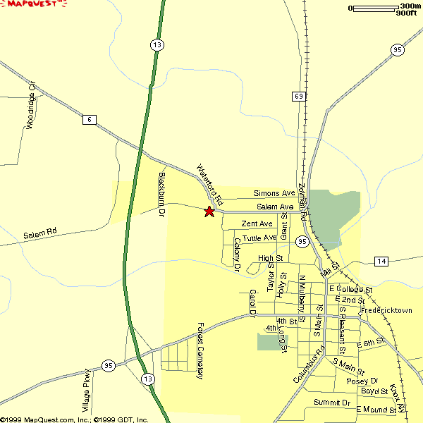 Map Country MFG Fredericktown, Ohio
