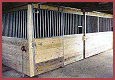 Galvanized Horse Stalls