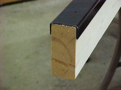 horse stall wood edge protector cap